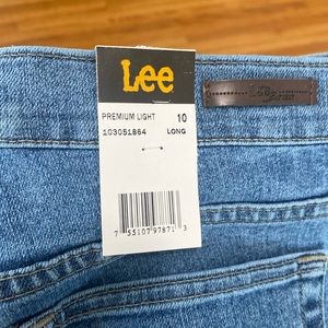 Lee size 10 Long relaxed fit jeans new with tags